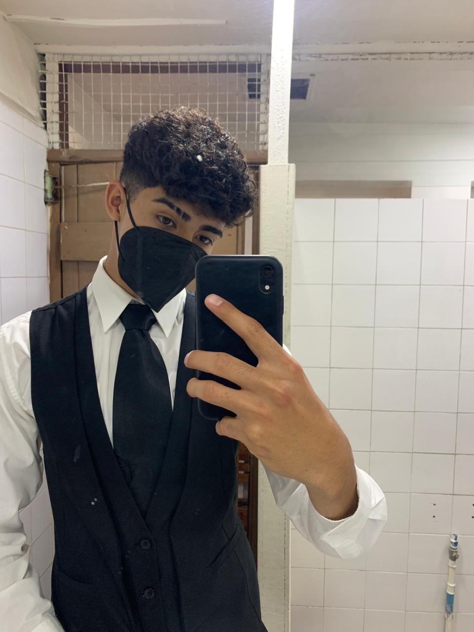 Trabajando como garzón