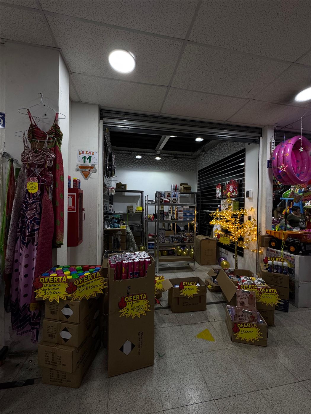 Mercadería del local mayorista